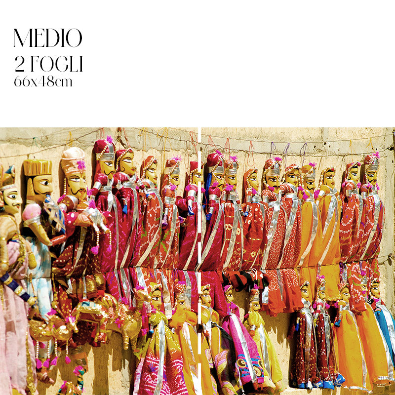 Découpage Oriente - Burattini Indiani