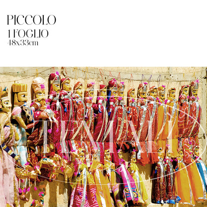 Découpage Oriente - Burattini Indiani