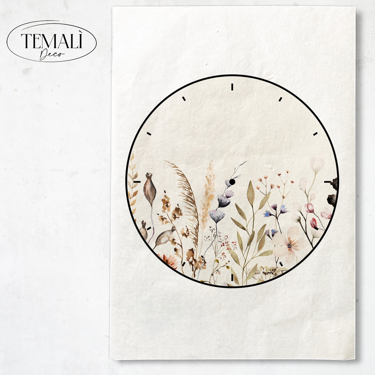 Dècoupage Orologi - Fiori di campo