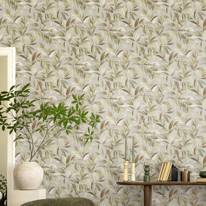 Carta da parati "Foglie verdi" a metraggio o rotolo