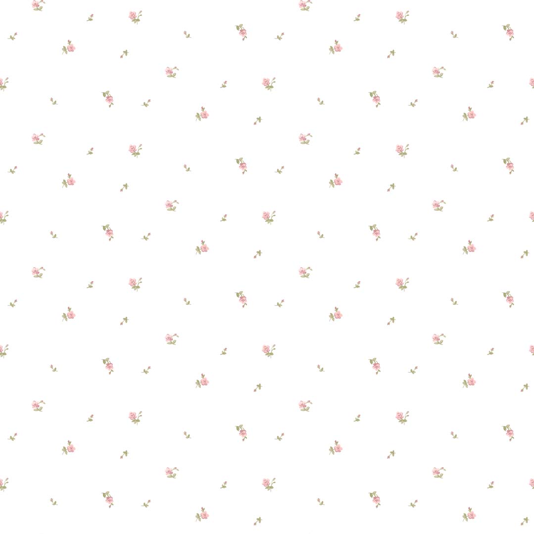 Carta da parati "Di fiore in fiore rosa" a metraggio o rotolo