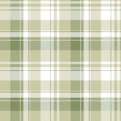 Carta da parati "Eleganza a quadri verde", a metraggio o rotolo