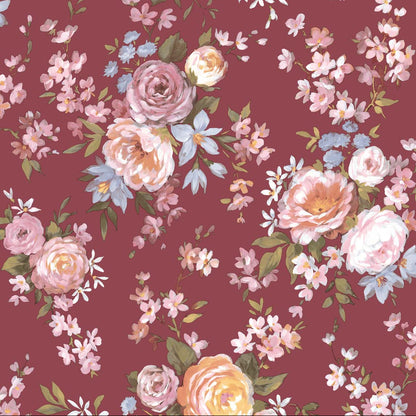 Carta da parati "Peonie rosse" a metraggio o rotolo