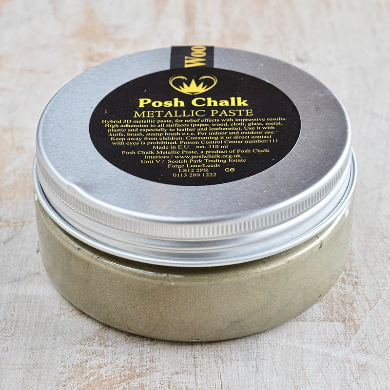 Pasta metallizzata Posh Chalk "Green Bronze" 110ml WoodUbend