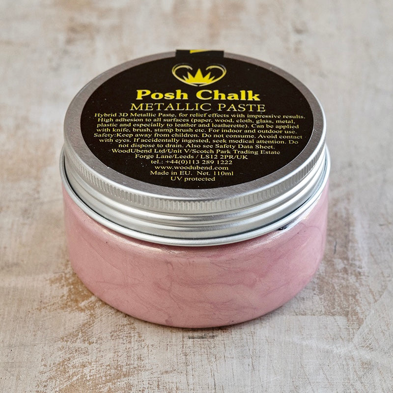 Pasta metallizzata Posh Chalk "Rose Gold" 110ml WoodUbend