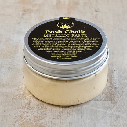 Pasta metallizzata Posh Chalk "Shiny Gold" 110ml WoodUbend