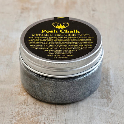 Pasta Testurizzata Metallica Posh Chalk "Black Graphite" 110ml WoodUbend