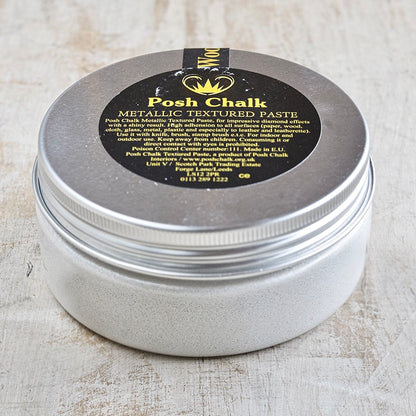 Pasta Testurizzata Metallica Posh Chalk "Pearl White" 110ml WoodUbend