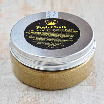Pasta Testurizzata Metallica Posh Chalk "Vintage Gold" 110ml WoodUbend