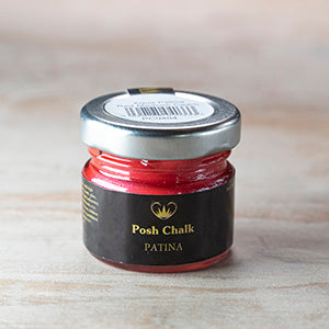 Aqua Patina Posh Chalk "Red Medium Cadium" 30ml WoodUbend