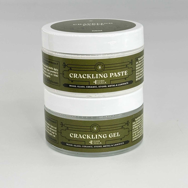 Set Pasta Crackle "Crackling Paste" + "Crackling Gel" - 110 ml - WoodUbend