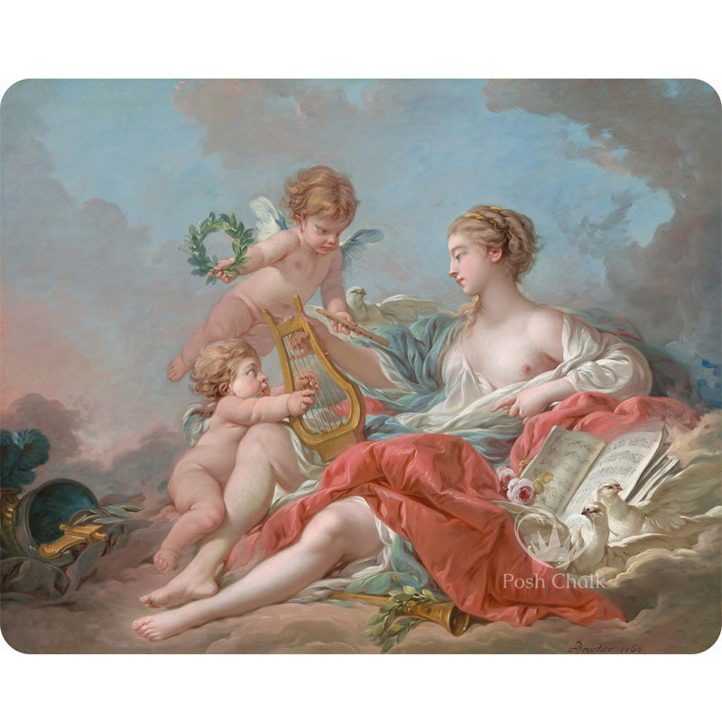 Carta da Découpage "Muse of Music" in Carta di Riso Posh chalk 28,50x40cm