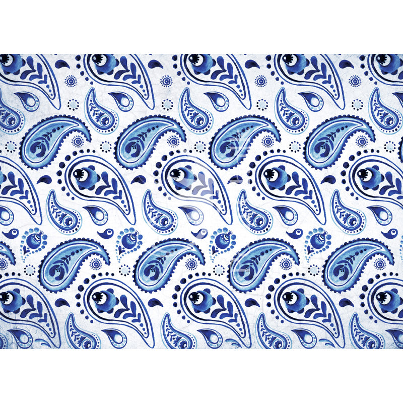 Carta da Découpage "Hellenic Vibes" in Carta di Riso Posh chalk 58x81cm