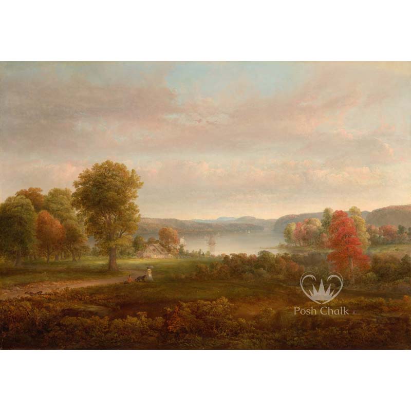 Carta da Découpage "Long Walk" in Carta di Riso Posh chalk 58x81 cm