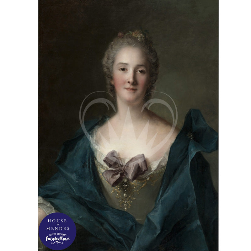 Carta da Découpage "Lady Taffeta" in Carta di Riso Posh chalk 30x42cm