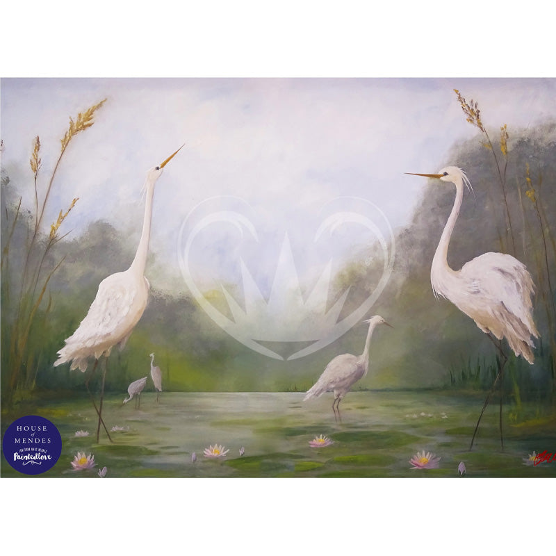 Carta da Découpage "Utopia" in Carta di Riso Posh chalk 60x84cm