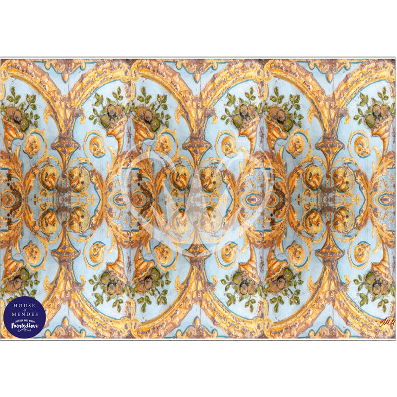 Carta da Découpage "Monastery Panel" in Carta di Riso Posh chalk 60x84cm