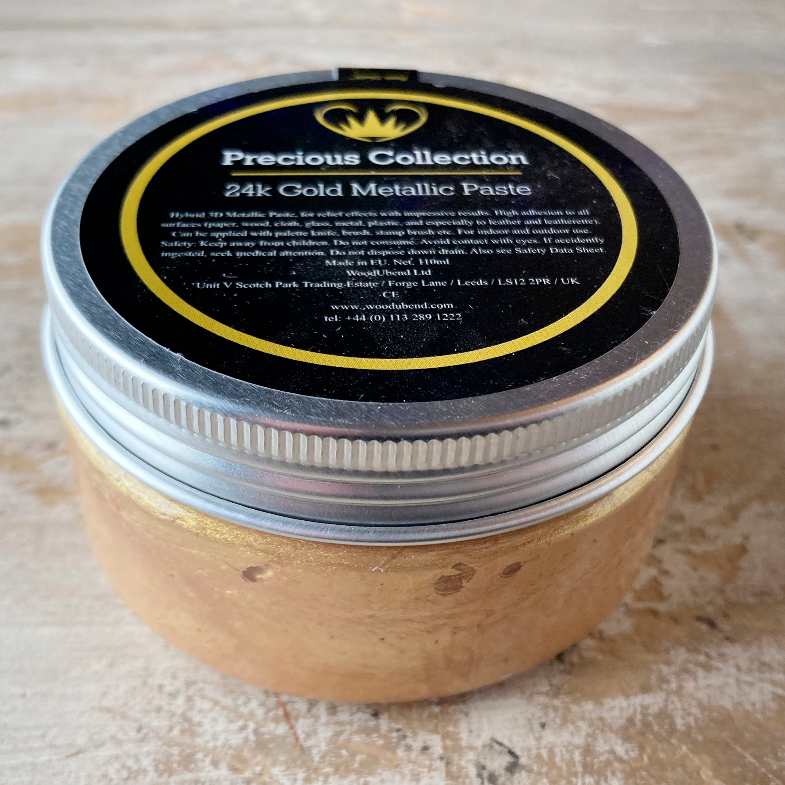 Pasta metallizzata Precious Collection Posh Chalk "Gold" 110ml WoodUbend