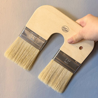 Pennello Doppio "Kessler" setole naturali