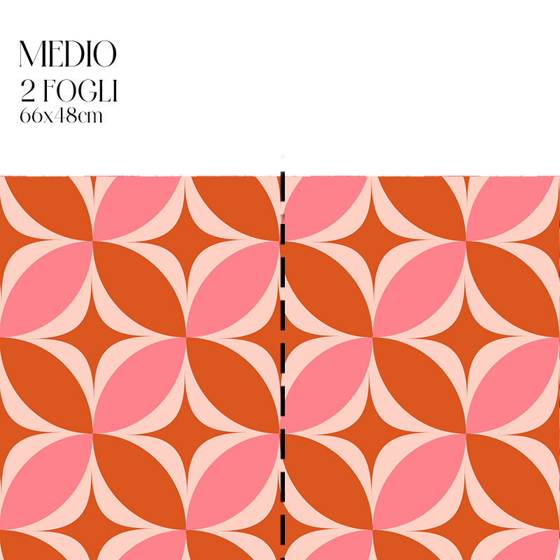 Découpage Tappezzeria – Petali psichedelici