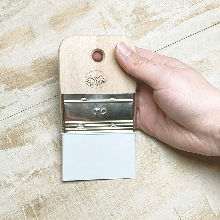 Spatolina “Cenerentola” in gomma bianca flessibile