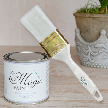 Pennello Magic Paint De Mon Small (Piatto con setole lunghe x protettivo)