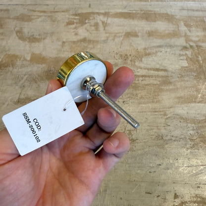 Pomello “Marmo bianco"