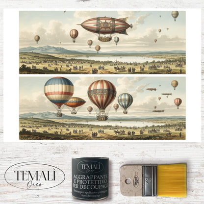 Dècoupage Pop Vintage – Mongolfiere 7