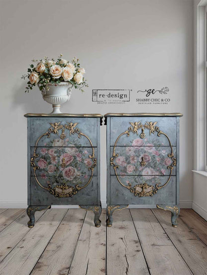 Redesign Decor Transfers – "Blush Blossoms" 21,5x28 cm 3 fogli