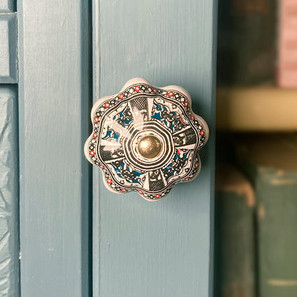 Pomello in ceramica “Carosello"