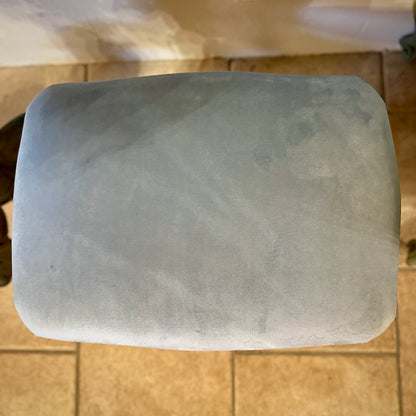 Pouf Azzurro Barocchetto - I Restyling di Elisa
