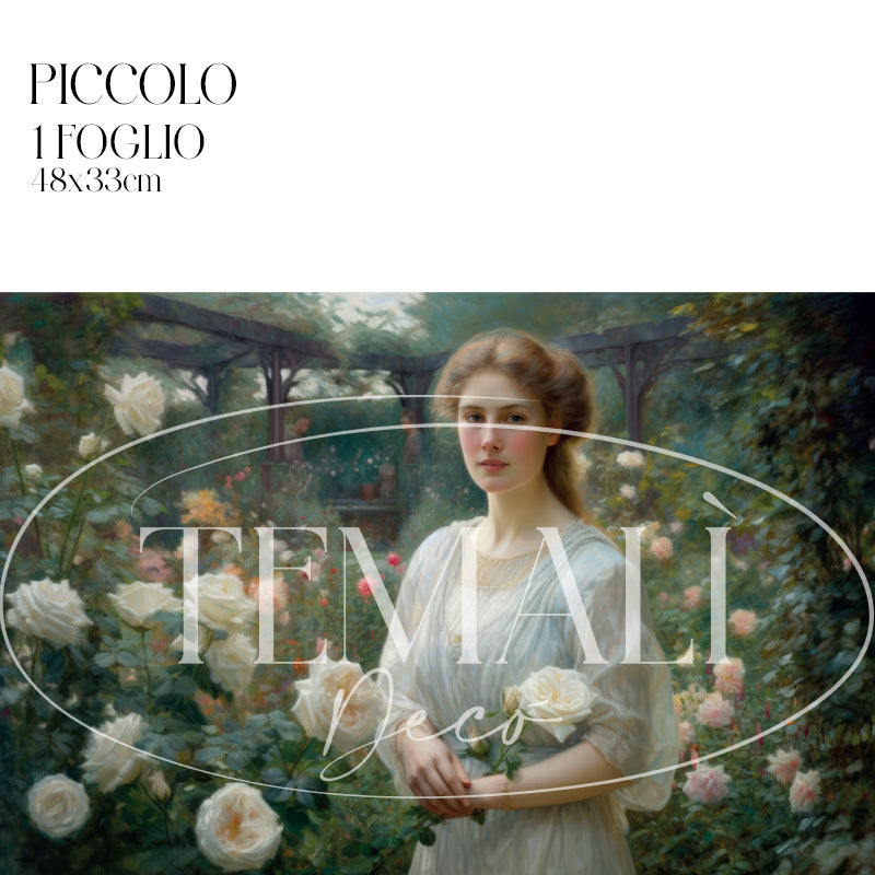 Dècoupage Vintage Quadro - Principessa Sibilla