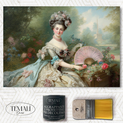 Dècoupage Vintage Quadro - Regina Irina