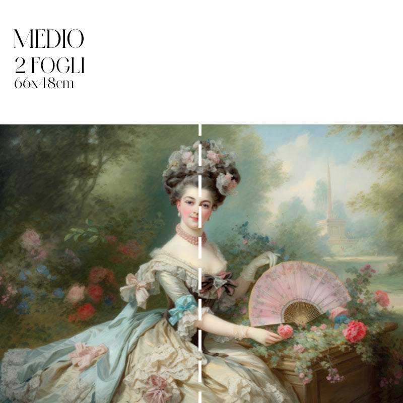 Dècoupage Vintage Quadro - Regina Irina