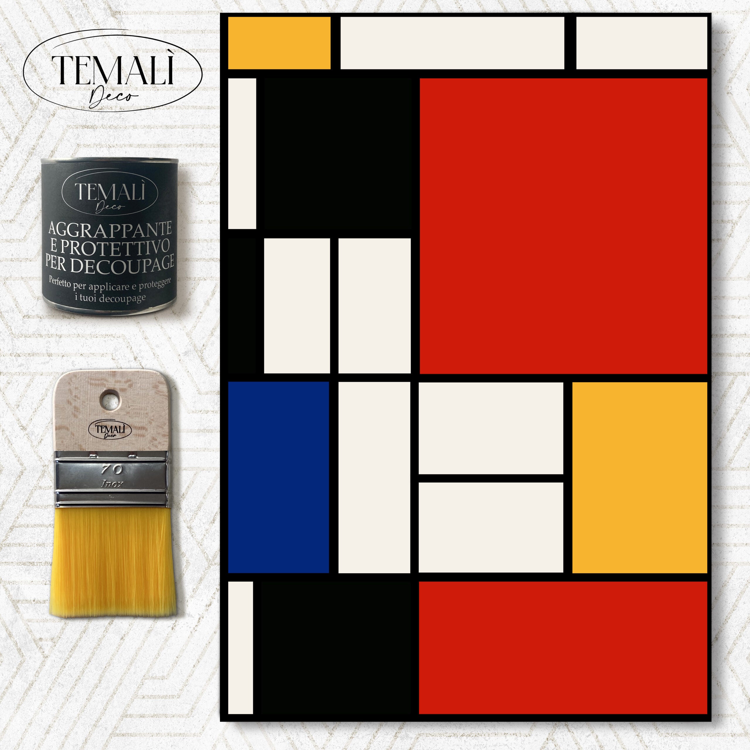 Dècoupage Vintage Quadro - Anni 70'