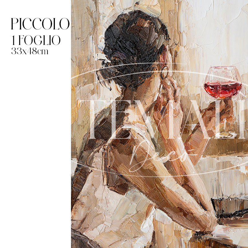 Dècoupage Vintage Quadro - Pomeriggio D'Estate