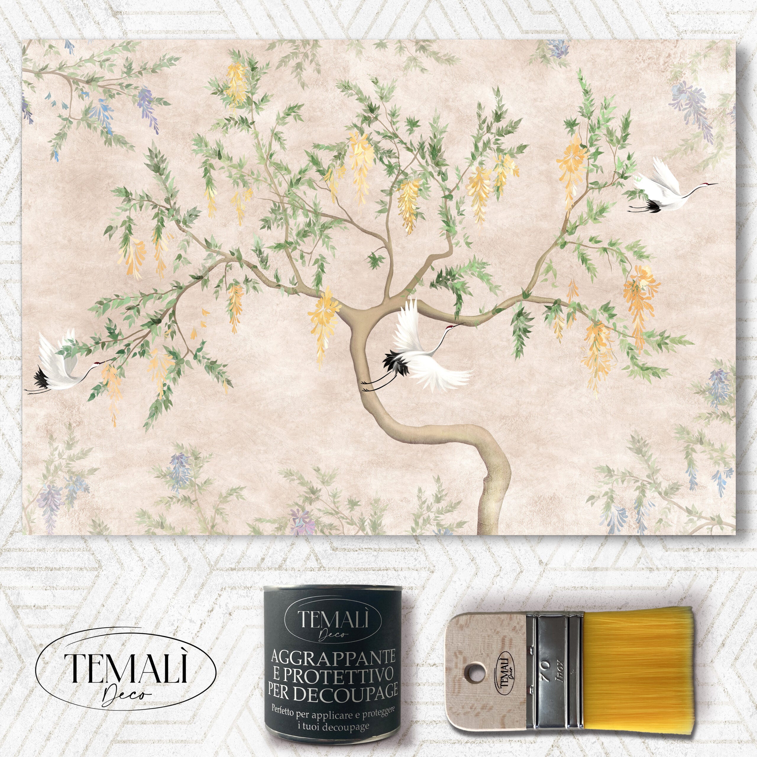 Dècoupage Vintage Quadro - Joy Spring