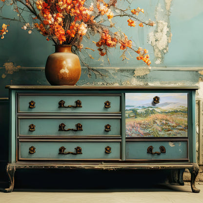 Dècoupage Vintage Quadro - Vento Di Campagna