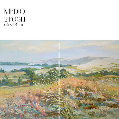 Dècoupage Vintage Quadro - Vento Di Campagna