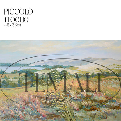 Dècoupage Vintage Quadro - Vento Di Campagna