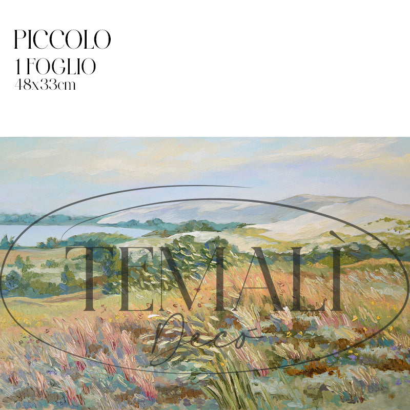 Dècoupage Vintage Quadro - Vento Di Campagna