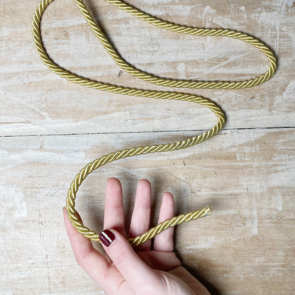 Cordone "Naturale Intreccio Oro Piccolo" Passamaneria Italiana - 0,4 cm