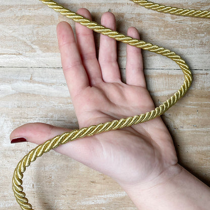 Cordone "Naturale Intreccio Oro Piccolo" Passamaneria Italiana - 0,4 cm