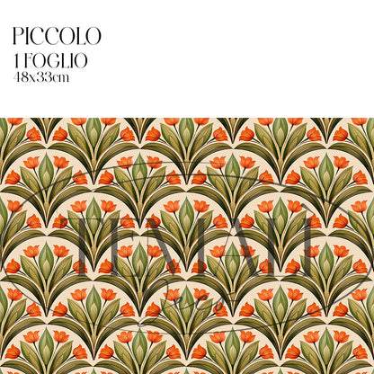 Découpage Tappezzeria – Raggio di tulipani