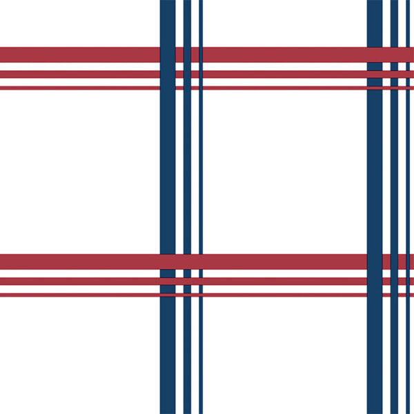 Tapete „Rot&Blau Linie“ nach Meter oder als Rolle