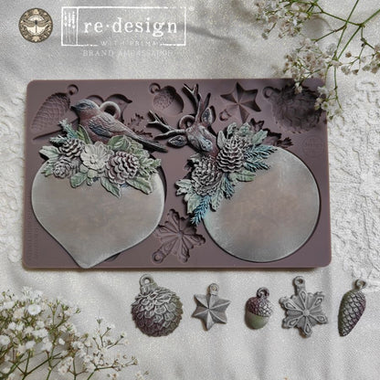 Redesign Decor Moulds "Evergreen Antler Emblem" 12,7 x 20,3 cm