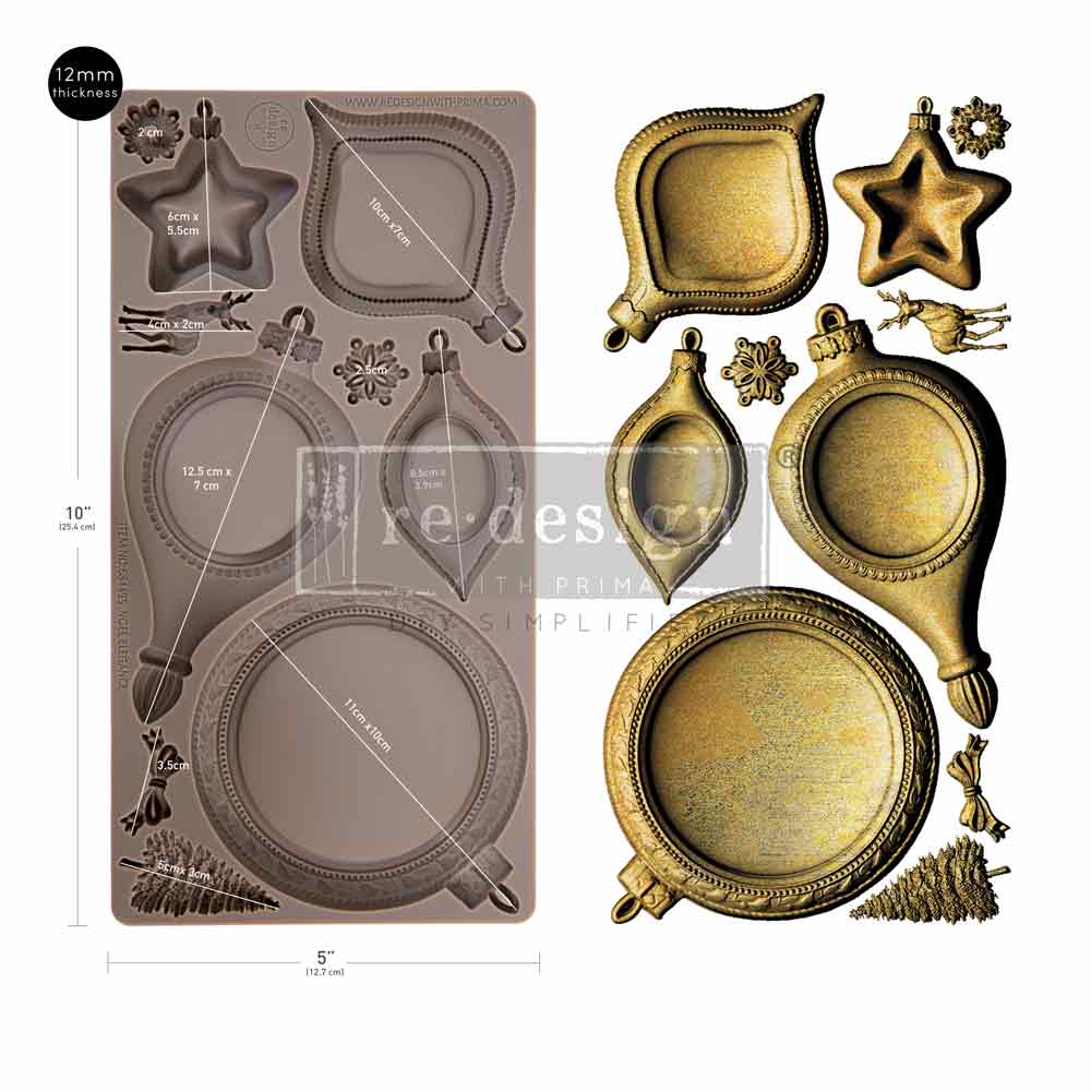 Redesign Decor Moulds "NoeL Elegance" 12,7 x 25,4 cm