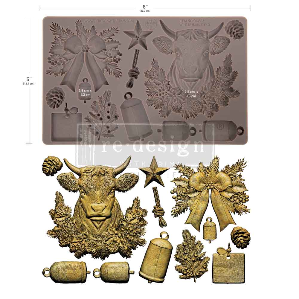 Redesign Decor Moulds "Winter Barnstead " 12,7 x 20,3 cm