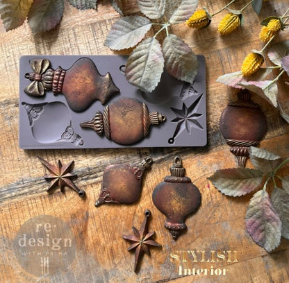 Redesign Decor Moulds "Winter Luxe Blanks" 12,7 x 25,4 cm