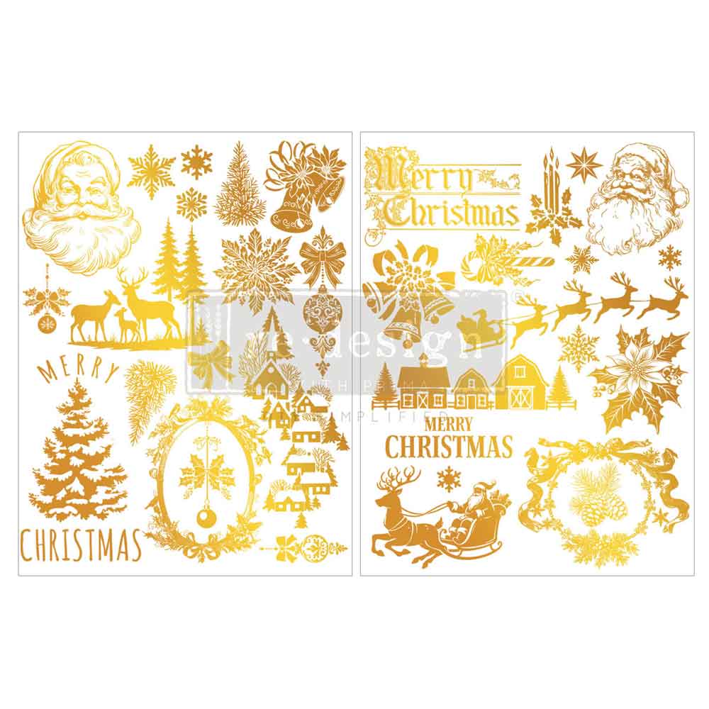 Redesign Decorative Transfers – "Garden Whimsy" 21.5x28 cm 3 sheets